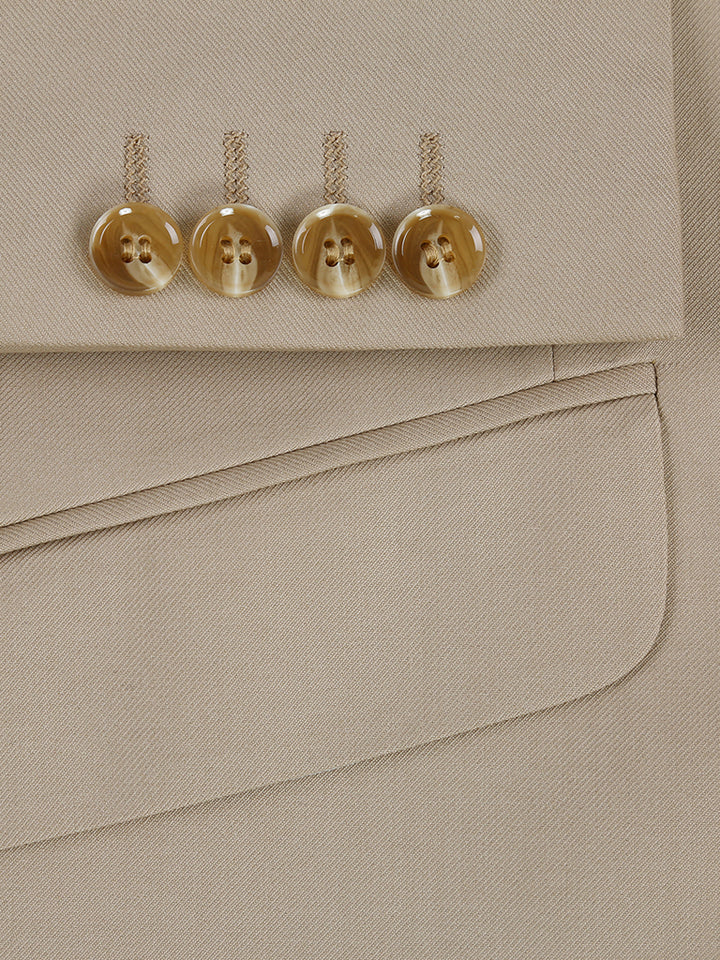 Beige Renoir Slim Fit Suit (201-3)