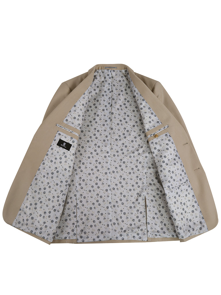 Beige Renoir Slim Fit Suit (201-3)