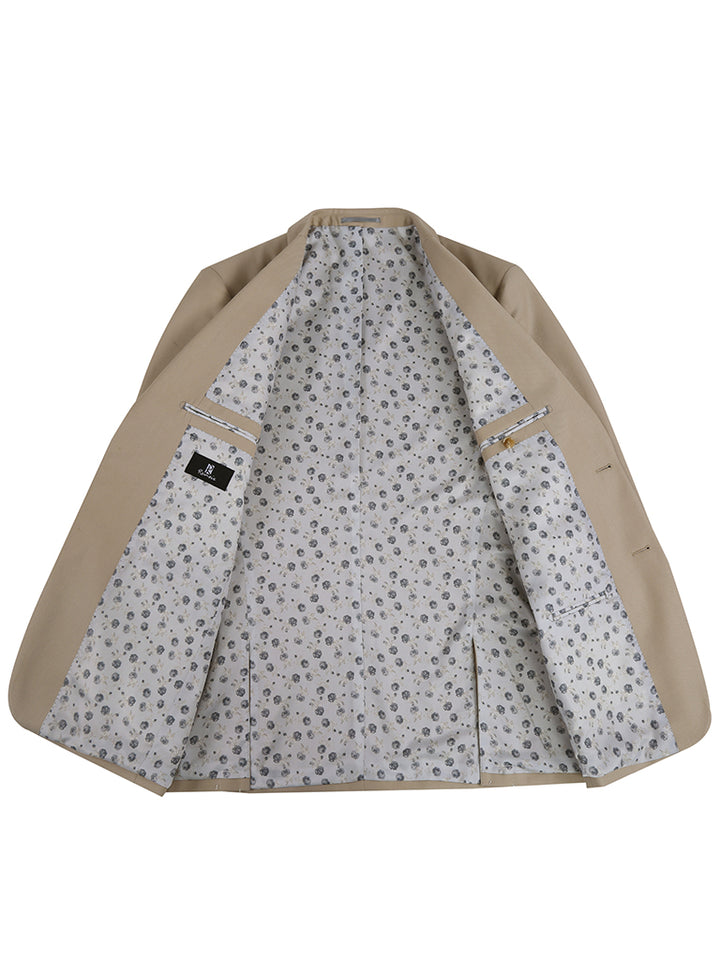 Beige Renoir Slim Fit Suit (201-3)