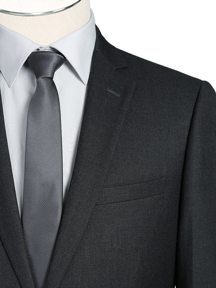 Charcoal Grey Renoir Slim Fit Suit (202-1)