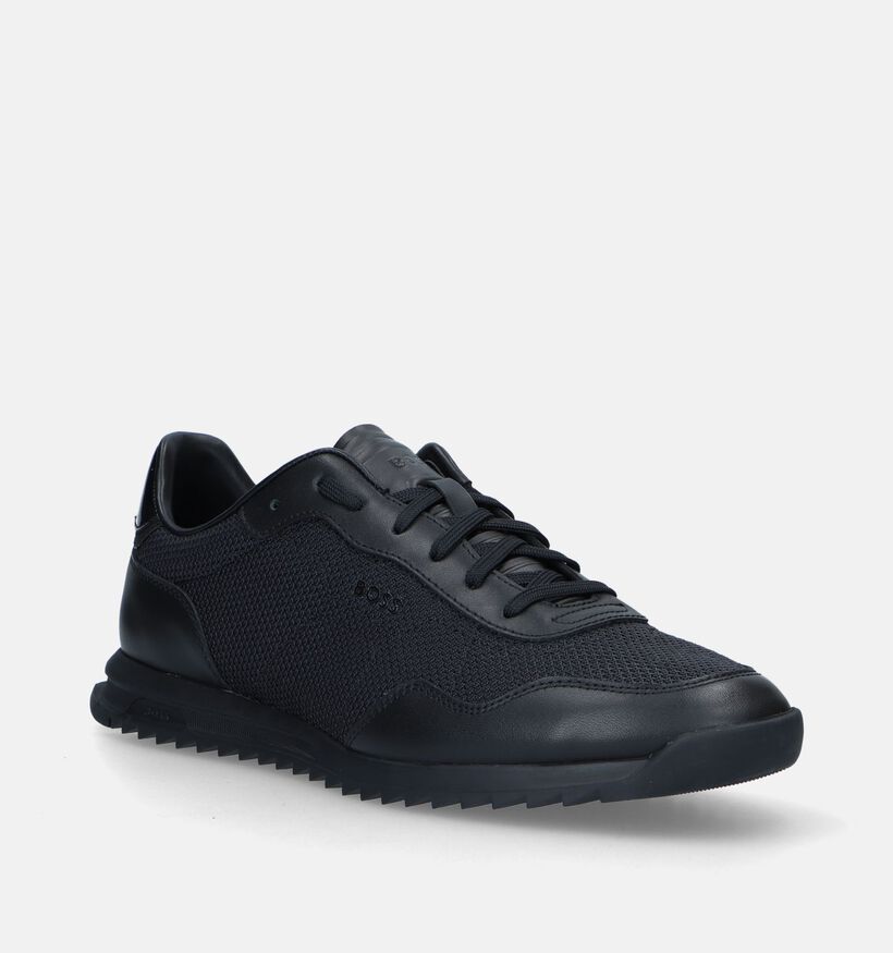 ジーンズとの相性◎【Hugo Boss】ZAYN LOWP SDTX スニーカー Hugo Boss Men's Zayn Low Top Lace-Up Sneakers - Macy's