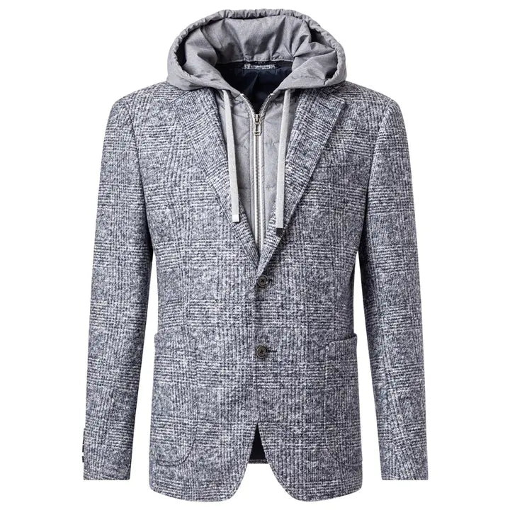 Blazer jacket with hoodie best sale