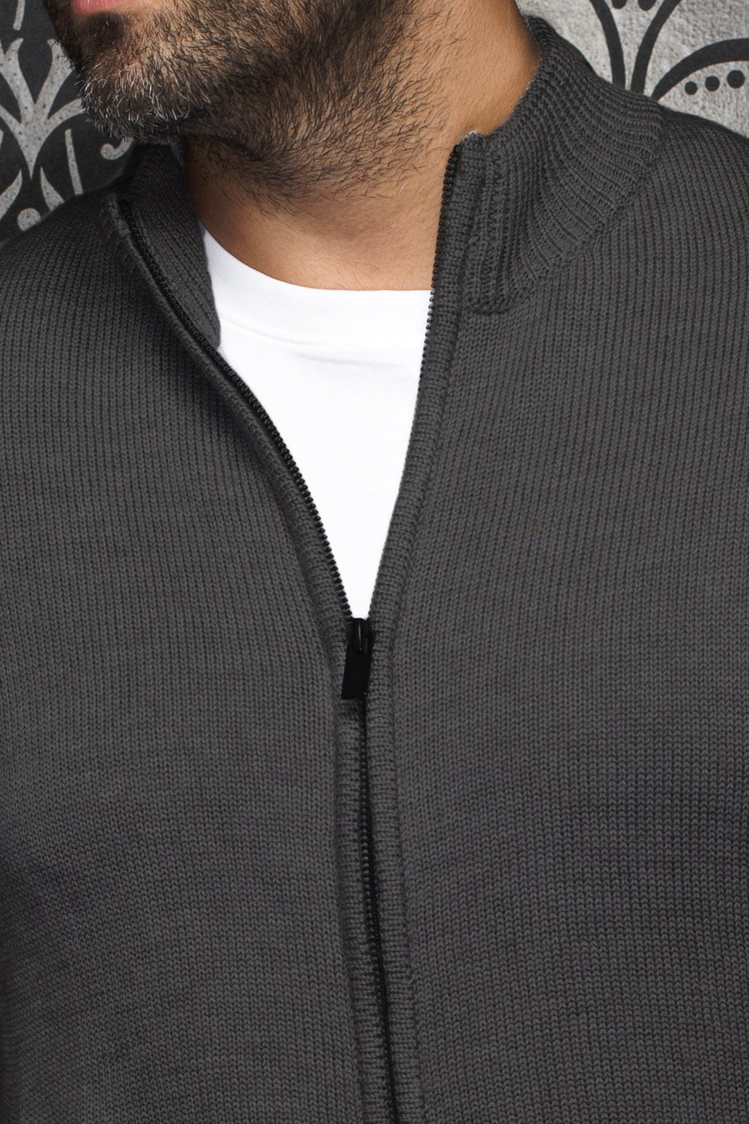 MERINO WOOL SWEATER |  ESTEBAN, charcoal