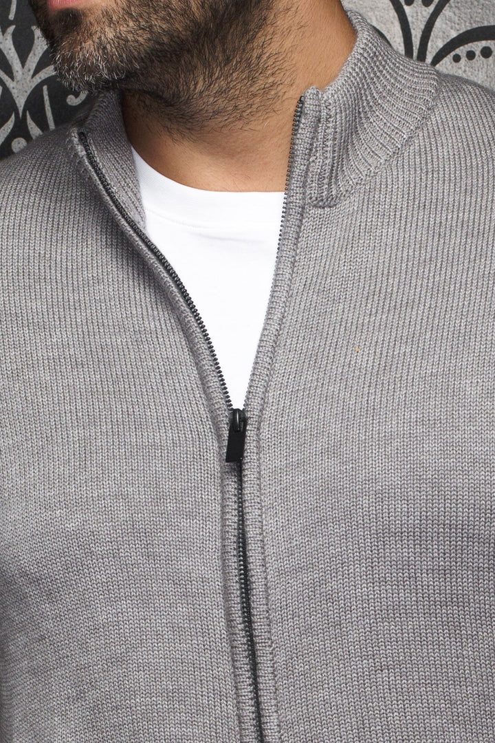 MERINO WOOL SWEATER|  ESTEBAN, med grey