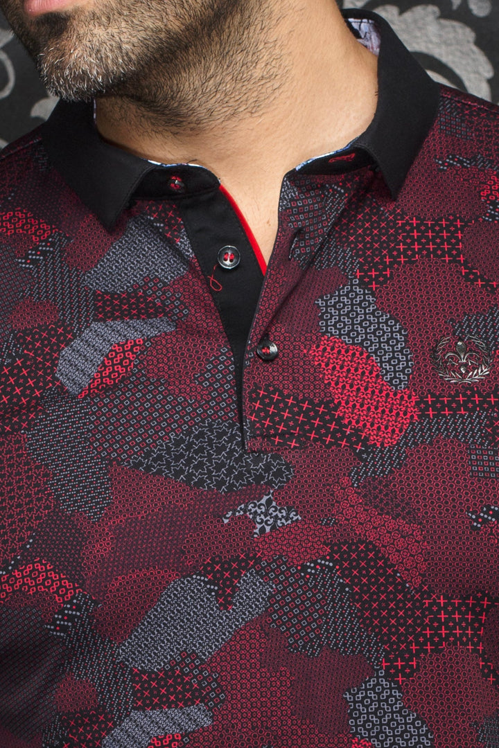 Long Sleeves Polo | FRONTENAC, Red