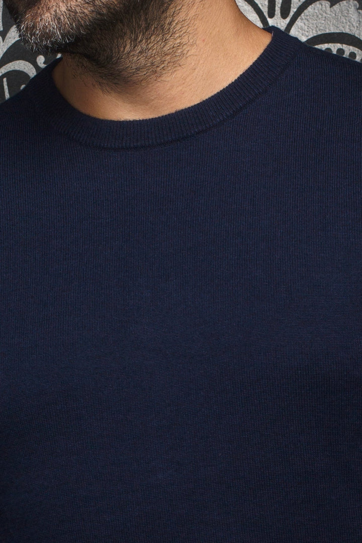 MERINO WOOL SWEATER |  MARINI, Navy