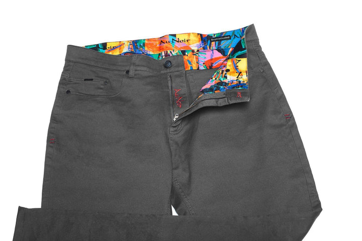 Dressy Stretch Pant - Signum Grey - AU NOIR