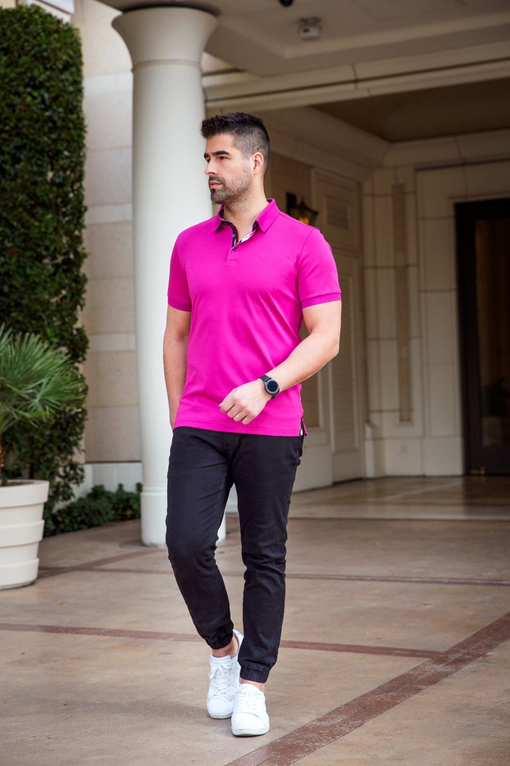 Polo | Eagle Fuchsia - AU NOIR