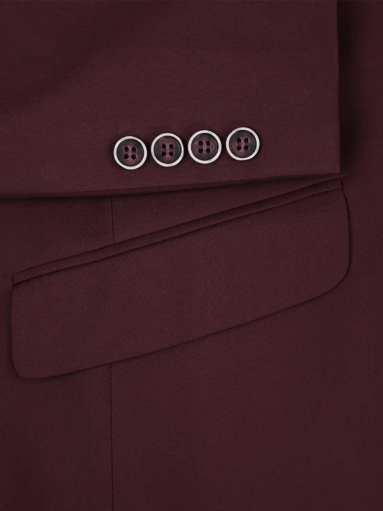Burgundy Slim Fit Renoir Suit (201-8SL)