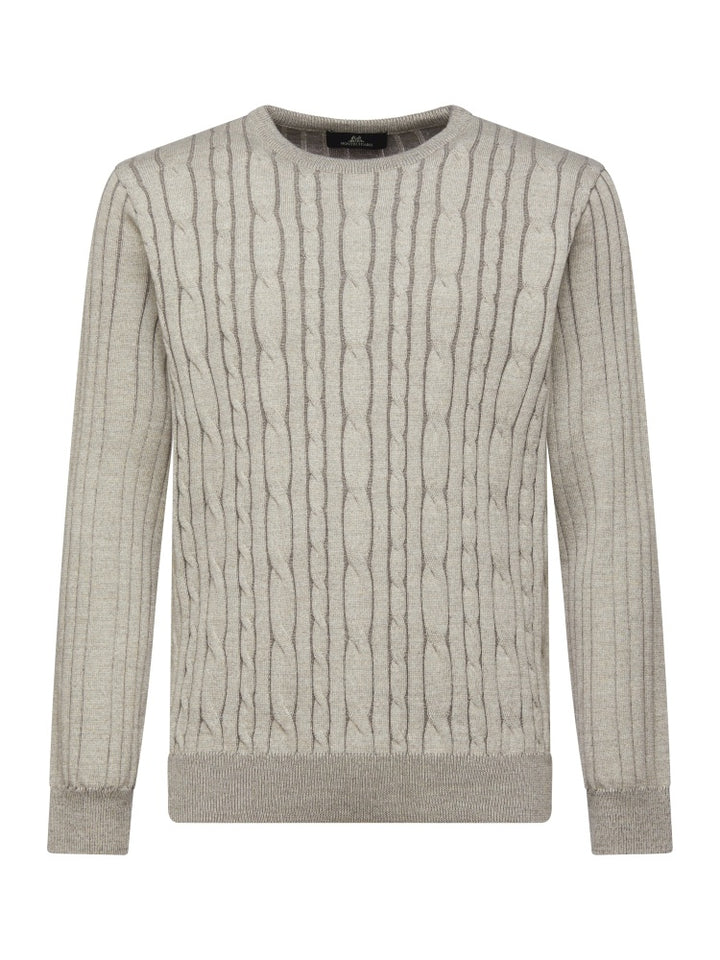 Impulso L/S Crew Neck Cable Knit