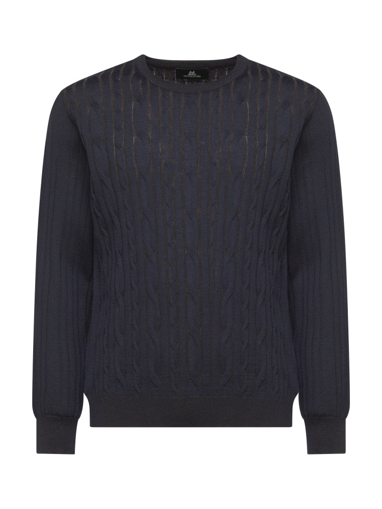 Impulso L/S Crew Neck Cable Knit