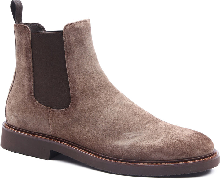 Giorgio Suede Brown Chelsea Boot