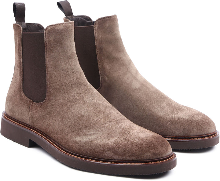 Giorgio Suede Brown Chelsea Boot