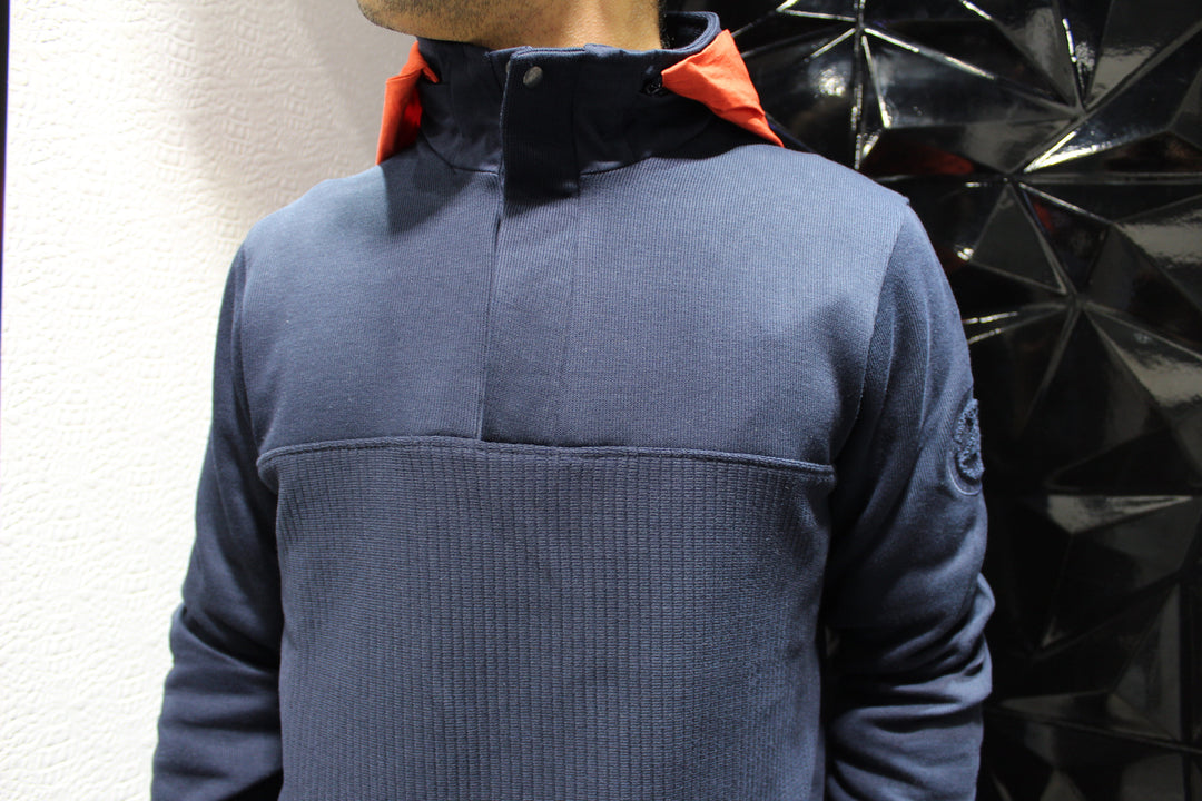 Made in Italy Quarter Zip Removable Hoody