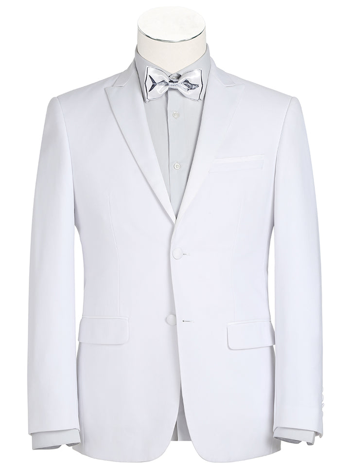 White Peak Lapel Tuxedo Jacket (201-6)