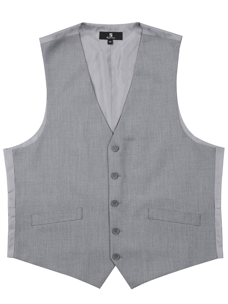 Light Grey Renoir Slim Fit Vest (202-2)