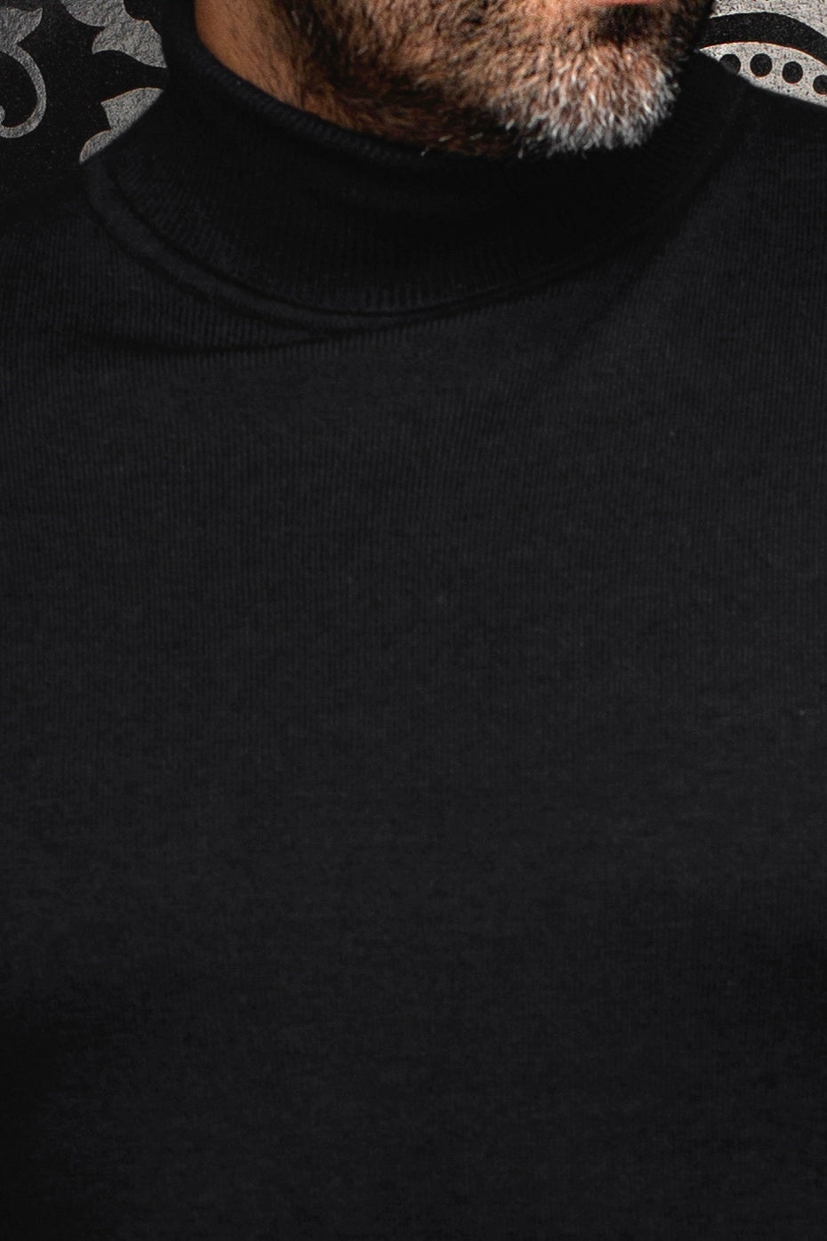 CHANDAIL EN LAINE MÉRINOS | ARKANES, Black - AU NOIR