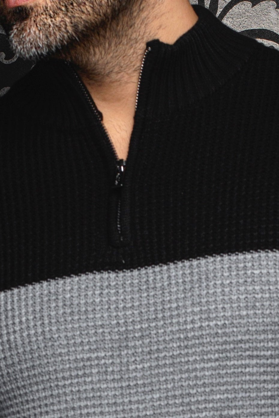 CHANDAIL EN LAINE MÉRINOS | DALVIK, Black - AU NOIR