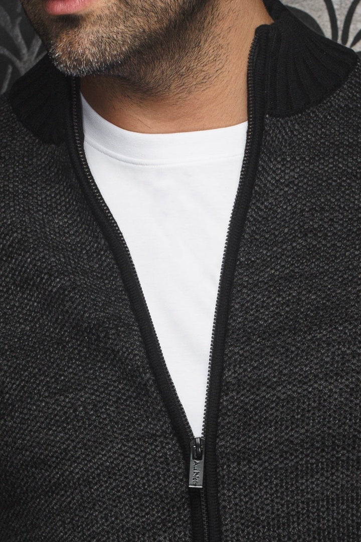 CHANDAIL EN LAINE MÉRINOS | KOSKI, black - AU NOIR