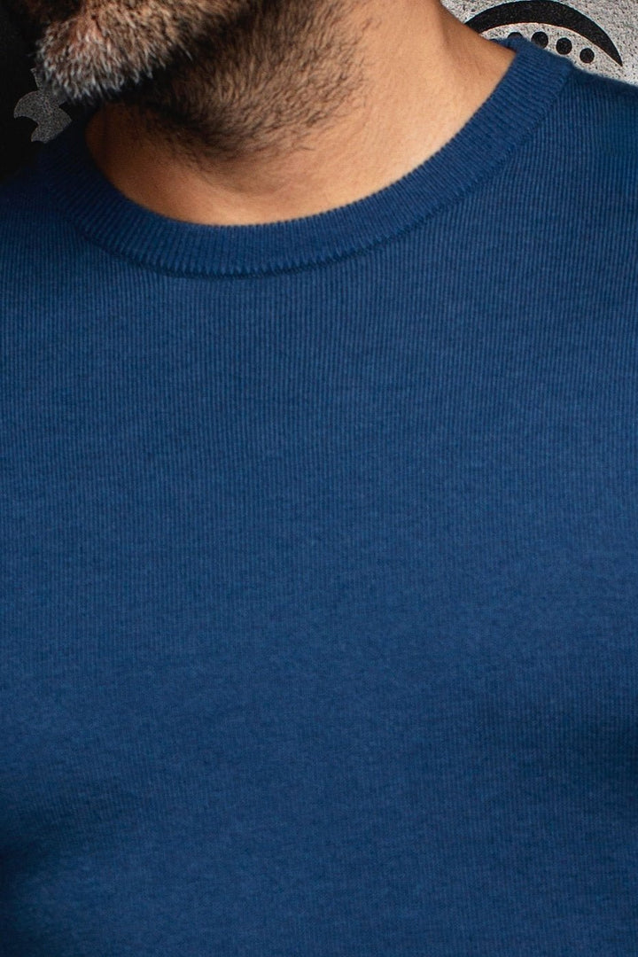 CHANDAIL EN LAINE MÉRINOS | MARINI, Midnight - AU NOIR