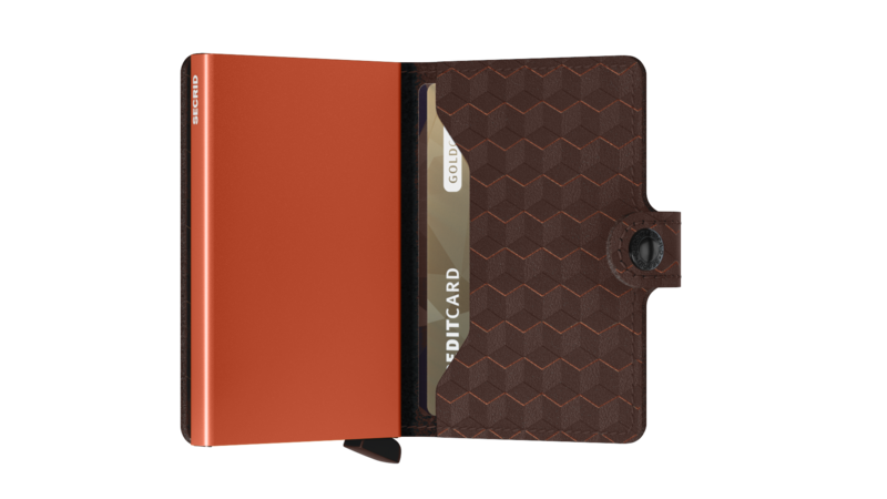Secrid Wallet Optical Brown & Orange