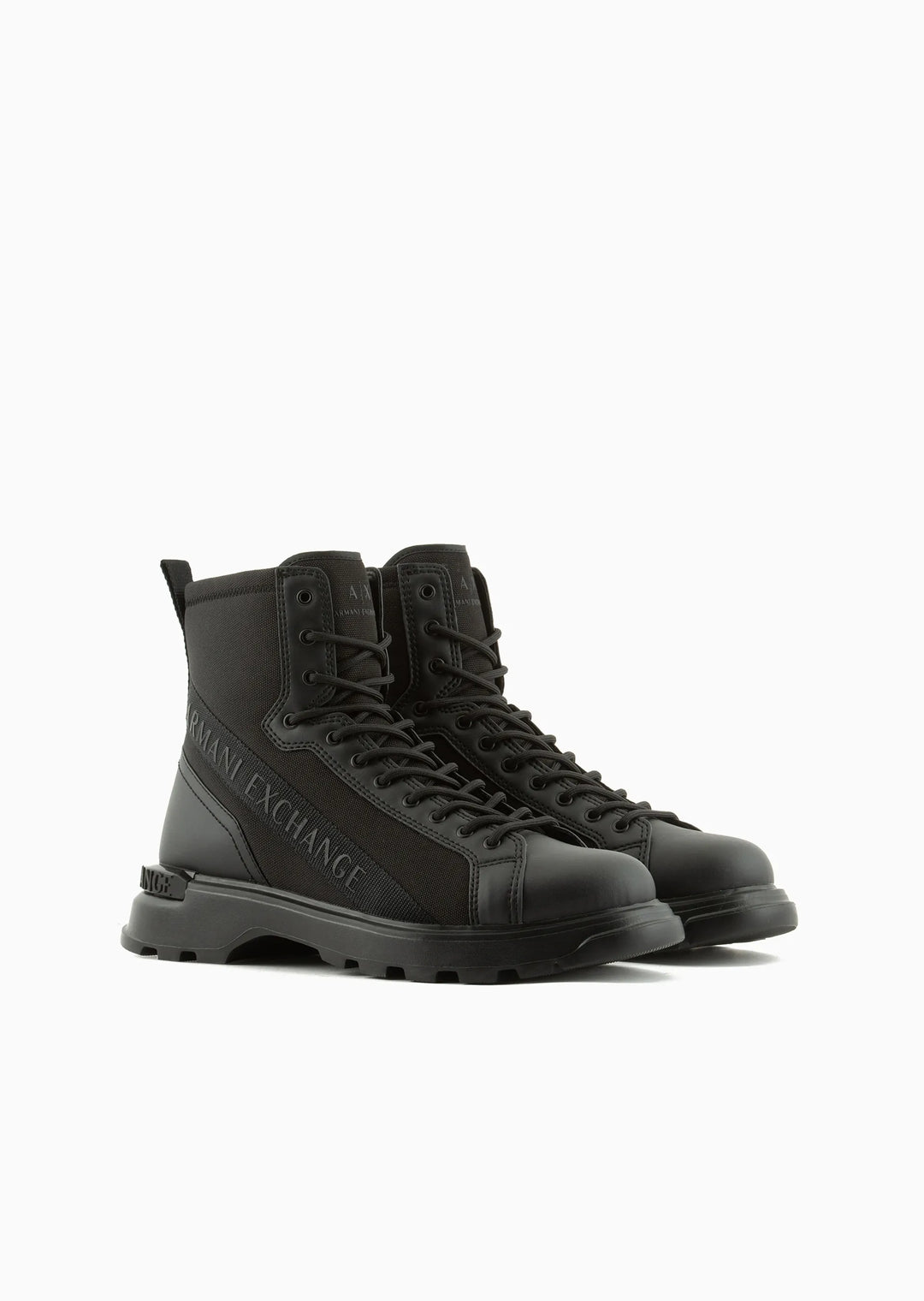 Black Leather Work Boot