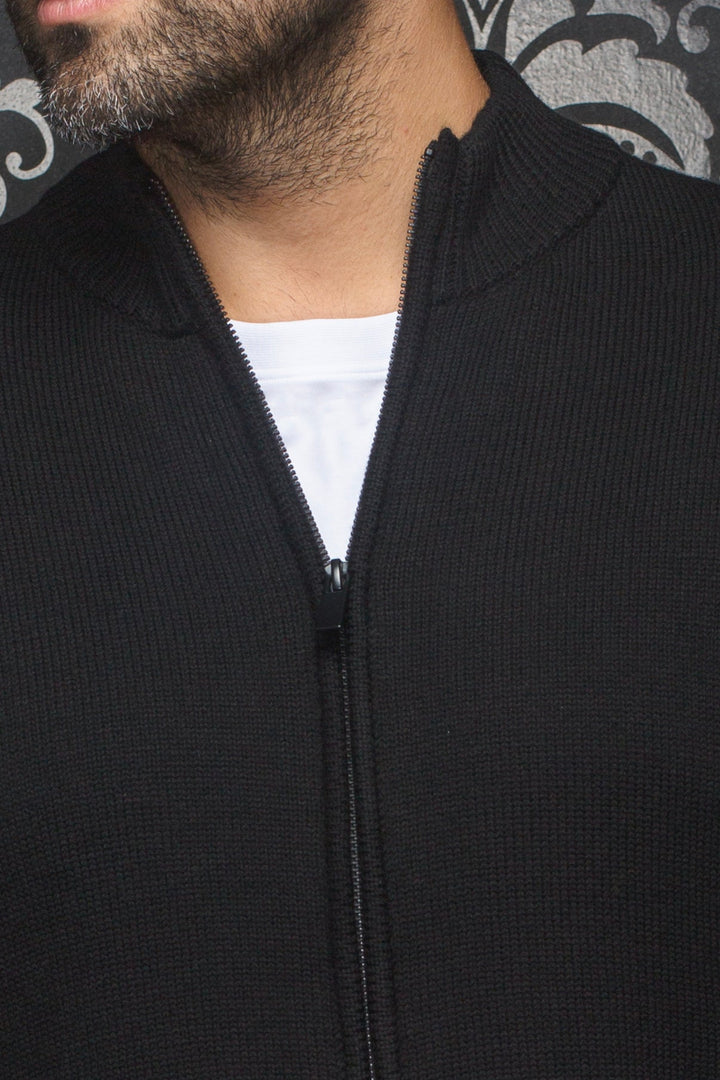 Merino Wool Sweater |  ESTEBAN, black